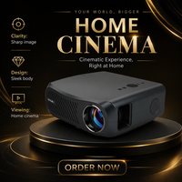 Projecteur Android 9.0 2.4g 5g Wifi Projecteur 4k Hd en Beamer Home Cinema Projecteur vidéo LED