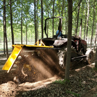 Nueva Zanjadora de Cadena Montada en Tractor Tipo 2026, Ancho de 40-60cm, Profundidad Ajustable de 190-200cm, 1200kg para Granja
