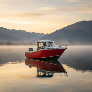 Yacht <span class=keywords><strong>de</strong></span> luxe <span class=keywords><strong>en</strong></span> aluminium soudé <span class=keywords><strong>de</strong></span> 6,25 m (20,5 pi) avec cabine Cuddy et hard-top, idéal pour le sport, les excursions et les loisirs, équipé d'un moteur hors-bord haute vitesse, à vendre. - Product Image 1