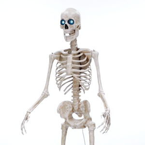 Decoración de Jardín para Exteriores, Esqueleto Gigante Humano de Halloween de 8 Pies con Ojos Proyectados, Espeluznante y Terrorífico - Product Image 4