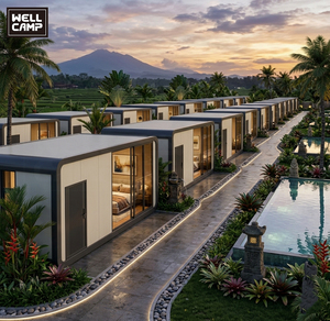 บ้านแคปซูลสำเร็จรูป WELLCAMP รุ่น Futuristic Apple Cabin สำหรับพื้นที่ชมวิว แคมป์ รีสอร์ท และการพัฒนาสถานที่ท่องเที่ยว - Product Image 6