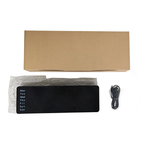 Từ xa hiển thị lịch thời gian gắn kết không thấm nước trong nhà Thế Giới gương 16 inch lớn LED chữ số đồng hồ treo tường với báo động và USB sạc - Product Image 6