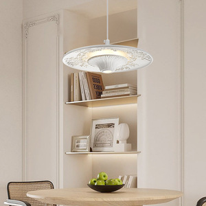 French Minimalist Designer Cream-Style LED Pendant <b>Light</b> Original Personalized Art <b>Dining</b> Room Bedroom Nordic Bar <b>Light</b> - Product Image 3
