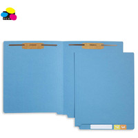 Carpeta para Historial Clínico de Pacientes, 10 Unidades por Caja, Carpeta de Papel con Clip y Pestaña