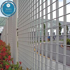 กว่างโจวผู้ผลิตเหล็กบาร์ตะแกรงแผงรั้ว/บ้านตกแต่ง<span class=keywords><strong>สวน</strong></span>รั้ว/2D Modular เหล็กชุบสังกะสีรั้วย่าง - Product Image 2