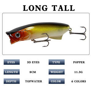 Señuelo de Pesca Xy 64 Minnow, 8 cm, 11.3 g, Flotante, Realista, Cebo para Pesca en Agua Dulce, Señuelos de Agua Media - Product Image 4