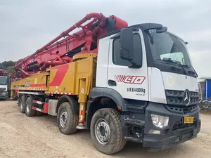 62m Concrete Pump Truck Mounted Boom Pump For Sale With Benz Chassis