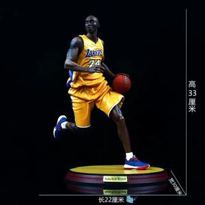 Kobe Bryant Action Figure 24 stelle del basket figurina da collezione dinamica Dribbling Statue appassionati e collezionisti di cimeli sportivi - Product Image 2