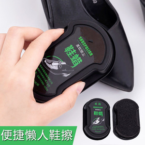 Shoe Shine Brush With Sponge Head Black For Shoe Polishing And Cleaning - Product Image 2