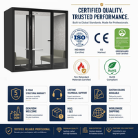 Mobilier de bureau Flexspace, cabines privées personnalisées, portables, amovibles, insonorisées, acoustiques, pour réunions, bureaux, cabines téléphoniques