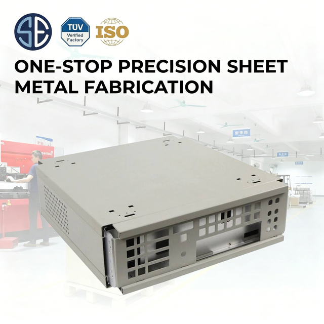 Custom Laser Cut & Bent Precision Sheet Metal Fabrication Rack Mount Chassis for Industrial Automation Mount Chassis Enclosure