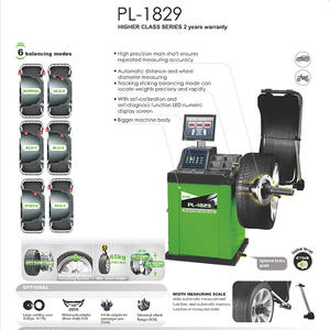 Équilibreur de roue d'ordinateur d'auto-calibrage PL-1829 équilibreur de roue de voiture pour la Machine de pneu de service de roue pour les magasins d'automobile - Product Image 2