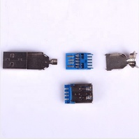 USB 3.0 Jaket pria ke wanita, jaket kabel biru atau hitam hemat biaya
