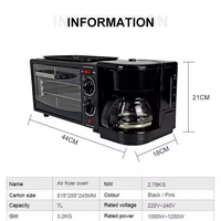 Four multifonction automatique 3-en-1 pour la maison, compatible OEM, 9L, appareil de petit-déjeuner 3-en-1