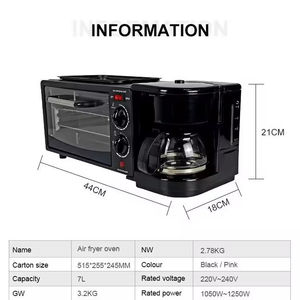 Four multifonctionnel automatique 3 en 1 pour la maison, 9L, multifonctionnel, 3 en 1, appareil à petit-déjeuner - Product Image 6