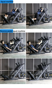 Ticari dikey bacak basın makinesi spor ekipmanları satış Hack Squat Precor 45 derece bacak basın makinesi - Product Image 3