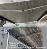 Accessoires pour caravanes HEYRV, auvent de camping-car personnalisable, cadre en alliage d'aluminium épaissi, imperméable aux UV, auvent rétractable pour camping-car