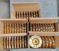 Disque abrasif turbo diamanté personnalisable 100 mm, dureté moyenne, carbure de silicium pour ponceuse à sol 5 mm-10 mm