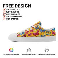 Chaussures de marche confortables personnalisées avec logo imprimé, vente en gros OEM/ODM, baskets basses en toile pour hommes et femmes FN027-25009142-2