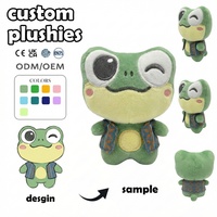 Fabricant de jouets en peluche personnalisés en coton PP à faible MOQ, jouets en peluche d'anniversaire, poupées en peluche douces avec garniture en dentelle, style Chibi Anime Girl
