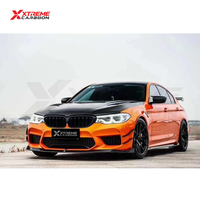 Kit carrosserie XTREME en fibre de carbone sèche, séparateur de pare-chocs avant, spoiler avant pour BMW F90 M5 G30 520i 530i 540i M550i 2017-2020