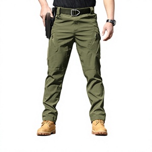 Pantalones de calle para exteriores Solid Trader de primera calidad, diseño convertible 2 en 1, cómodos, con cintura elástica, ligeros, transpirables y con múltiples bolsillos. - Product Image 1