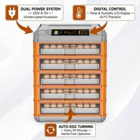 Mini incubateur automatique pour 320 œufs, état neuf, pour autruche, poulet, canard, caille, dinde, fabriqué en plastique (PP)