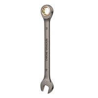 Jeu de clés à cliquet professionnel pour réparation automobile, 12 pièces, 8-19 mm, métriques, nickelées