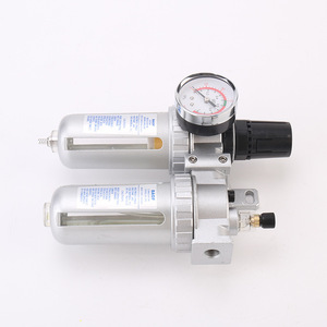 เครื่องกรองลมแบบคู่ Baofeng Pneumatics รุ่น SFC200 SFC300 SFC400 พร้อมตัวเติมน้ำมันหล่อลื่นและเกจวัดแรงดัน - Product Image 1