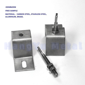 具有3D模型设计能力的石材覆层大理石角固定系统用不锈钢Z型金属支架 - Product Image 2