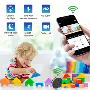 Đồng Hồ Để Bàn Mini <span class=keywords><strong>Camera</strong></span> Quay Video <span class=keywords><strong>Camera</strong></span> WIFI Đồng Hồ Điện Tử Không Dây <span class=keywords><strong>Camera</strong></span> Giám Sát Từ Xa Cho Bé DV - Product Image 5