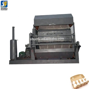 Machine de fabrication de plateaux à œufs automatique haute vitesse pour petites entreprises, avec pompe à roulement de moteur PLC, certifiée CE, <span class=keywords><strong>production</strong></span> d'occasion - Product Image 4