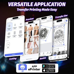 <span class=keywords><strong>Impresora</strong></span> de Plantillas de Tatuajes Portátil A4 Inalámbrica por Bluetooth MO Copiadora Térmica para Plantillas de Tatuajes Temporales - Product Image 3