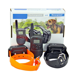 Ligero práctico recargable 100% impermeable perro ladrando remoto Control de perro Collar de entrenamiento con Control remoto - Product Image 3