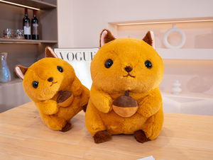 Peluche de <span class=keywords><strong>Ardilla</strong></span> Personalizado, Muñeco de Peluche Suave, Lindo <span class=keywords><strong>Ardilla</strong></span> Gordo con Almohada de Nuez, Juguete para Niños, Regalo y Decoración del Hogar - Product Image 4