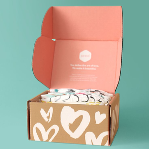 Boîtes d'expédition en carton ondulé imprimées sur mesure, écologiques, recyclables, boîte à courrier en carton de luxe avec logo - Product Image 4