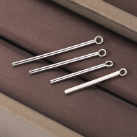 Vente en gros de breloques pendentifs en acier inoxydable, accessoires étanches pour la fabrication de bijoux (boucles d'oreilles, colliers) et fournitures d'artisanat DIY