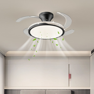 Lámpara de Techo con Ventilador de Estilo Moderno 2026, Lámpara de Techo Redonda con Ventilador, Lámpara de Ventilador Simple y Moderna de Lujo, Paquete Completo para Toda la Casa - Product Image 3