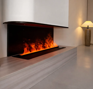 Inserto per Caminetto a Vapore di Lusso con Fiamma 3D Realistica, Suono di Fuoco Crepitante e Illuminazione LED RGBW per Pareti Multimediali - Product Image 3