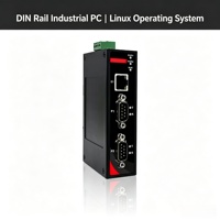 Computadora Industrial Integrada Tipo Rail, Sin Ventilador, Amplio Rango de Temperatura, RS232 485 CAN, 2 Gigabit LAN, DIN de 35 mm para Sistema SCADA