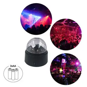 ไฟ LED เมจิกบอลเต้นรำดิสโก้ไฟเวที RGB เลเซอร์กระพริบงานปาร์ตี้