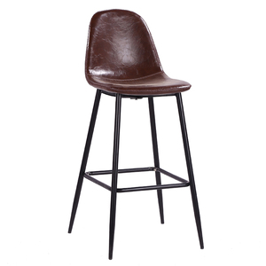 Design italiano del tessuto del commercio all'ingrosso top in metallo gamba utilizzato sgabelli da <span class=keywords><strong>bar</strong></span> - Product Image 1