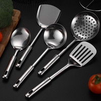 Ensemble d'ustensiles de cuisine Accessoires de cuisine suspendus en acier inoxydable Outils de cuisine pratiques