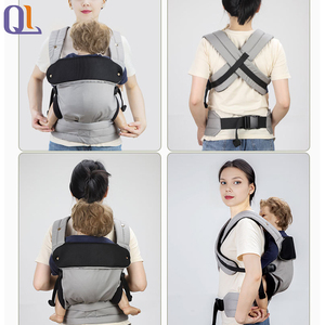 Conjunto de portabebés recién nacido de alta calidad, <span class=keywords><strong>mochila</strong></span> <span class=keywords><strong>canguro</strong></span> infantil con asiento de cadera frontal, marco de plástico, cuidado de la Honda del bebé - Product Image 4