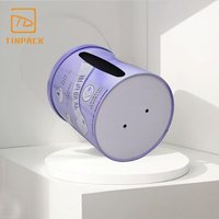Boîte en métal ronde pratique personnalisée pour mouchoirs, idéale pour la maison, le bureau et la voiture