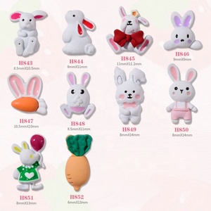 Paso Sico vente chaude Kawaii mignon dessin animé alliage <span class=keywords><strong>lapin</strong></span> bricolage 3D Nail Art décoration pour les filles Nail Art Design - Product Image 1