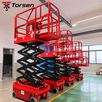 Plateforme de travail électrique portable mini-ciseaux élévatrice 300 kg 3 m 3,9 m 4,8 m pour la décoration et l'entretien