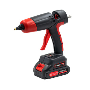 <span class=keywords><strong>Pistola</strong></span> de Pegamento Caliente Eléctrica Profesional Recargable, Portátil, Inalámbrica, con Boquilla de Aluminio, Pantalla Digital de Temperatura, para Bricolaje - Product Image 2