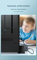 Câble vidéo Type-C vers HDTV 4K avec gaine en nylon, charge rapide pour iPhone, MacBook, iPad Pro, pour Smart TV - Accessoires informatiques