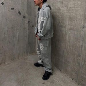 Мужской спортивный костюм из 100% хлопка с логотипом - Product Image 5